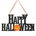 Creative Converting 5.5" x 13" Happy Halloween Glitter Hanging Sign PK12, 12PK 331301